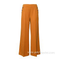 Ladies Scuba Crepe pants fack pockets wide legs